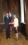 Štátny tajomník Ministerstva kultúry SR Ivan Sečík prijal generálnu riaditeľku UNESCO Irinu Bokovu