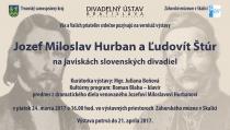Unikátna výstava Divadelného ústavu Jozef Miloslav Hurban a Ľudovít Štúr na javiskách slovenských divadiel putuje do Záhorského múzea