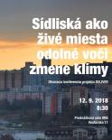 „Sídliská ako živé miesta odolné voči zmene klímy” otvorí naliehavú otázku klimatických zmien