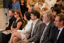 Minister kultúry Marek Maďarič sa zúčastnil na otvorení výstavy 3.Trienále textilu bez hraníc 2012