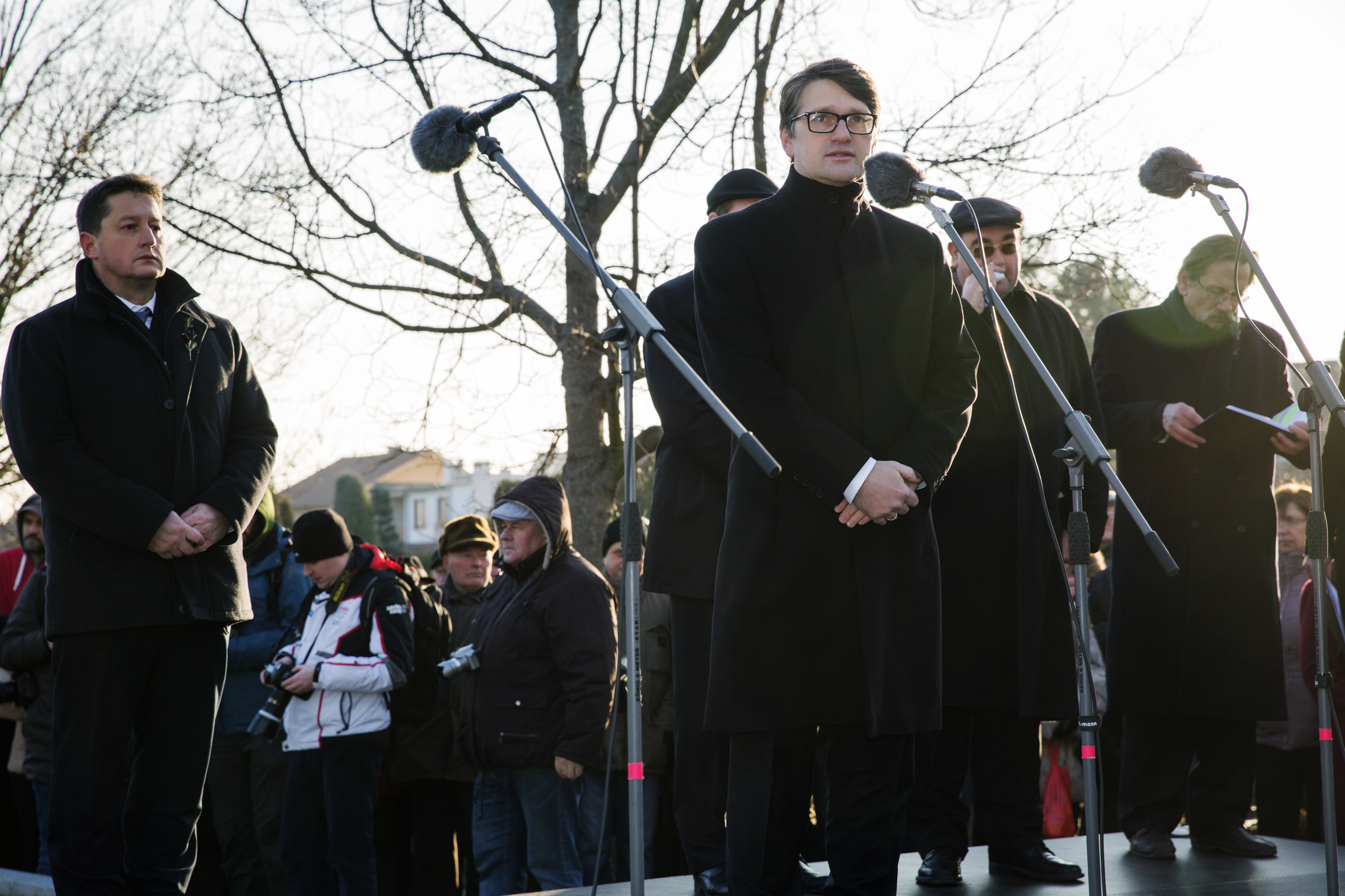 Marek Maďarič počas slávnostného príhovoru. Foto: B. Macháč