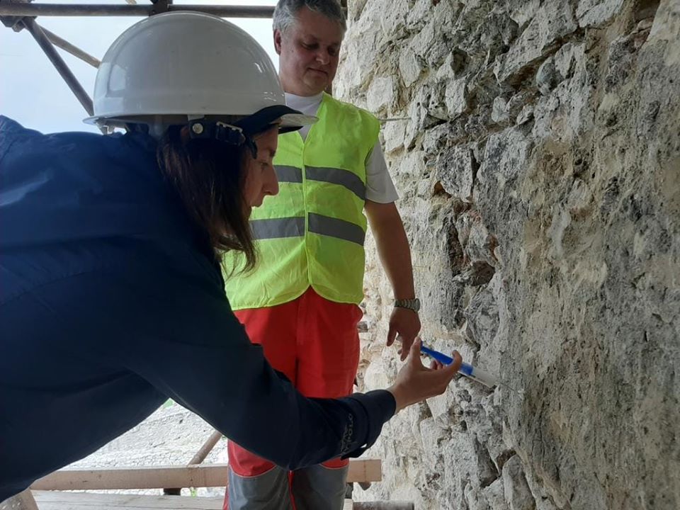 Kontrolný deň s ministerkou kultúry Natáliou Milanovou na Spišskom hrade. Záchrana slovenského UNESCO klenotu