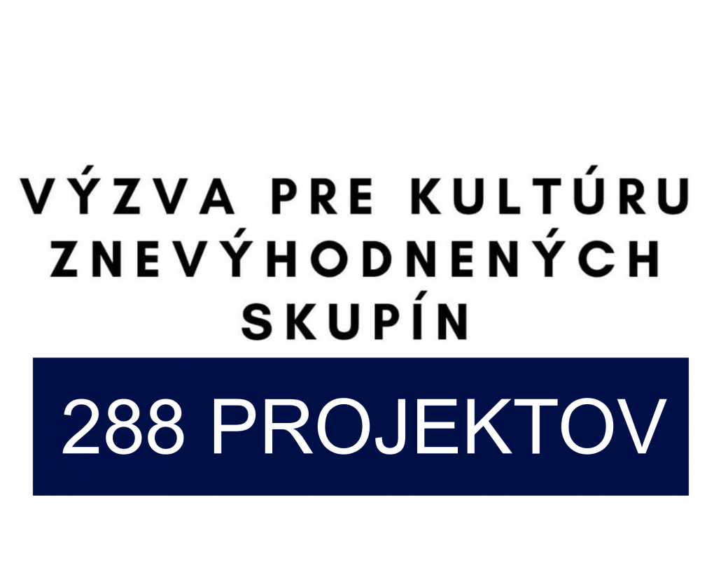 O dotáciu na Kultúru znevýhodnených skupín sa uchádza 288 projektov