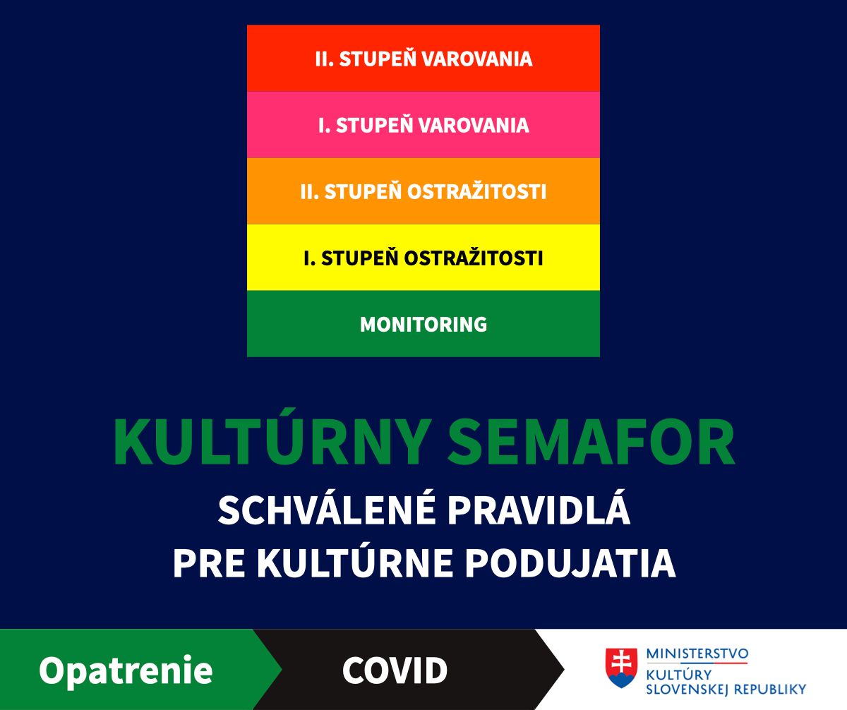 Prinášame zlepšenie podmienok v COVID semafore pre kultúru