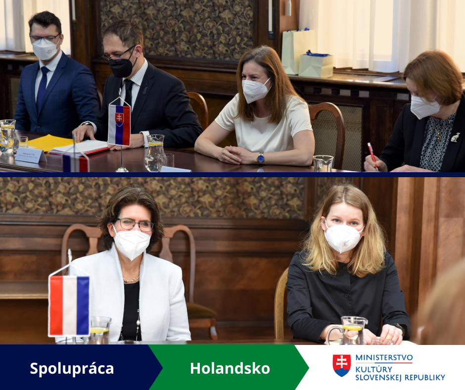 Spolupráca ministerstva kultúry s Veľvyslanectvom Holandského kráľovstva na Slovensku v mediálnej oblasti pokračuje