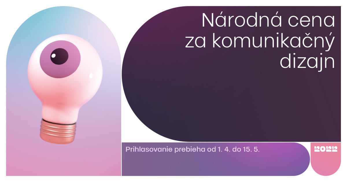Národná cena za dizajn 2022 vyhlásila ocenené diela v komunikačnom dizajne