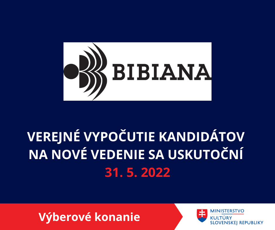 BIBIANA, medzinárodný dom umenia pre deti bude mať nové vedenie. Výberové konanie sa blíži k záveru