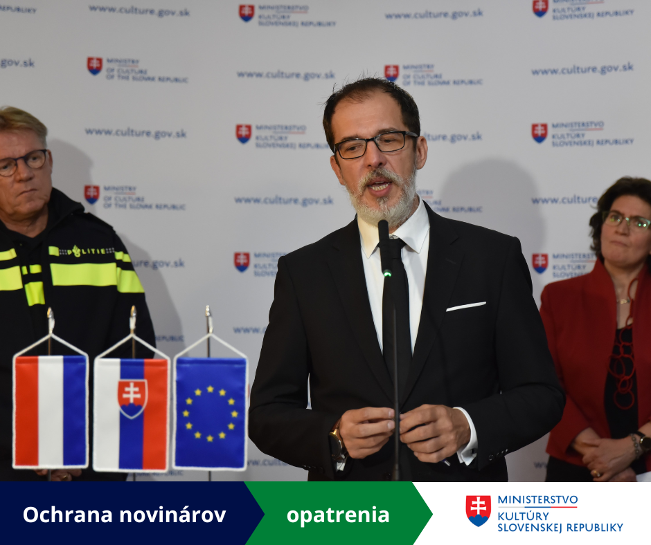Ministerstvo kultúry podniká ďalšie dôležité kroky smerom k lepšej ochrane novinárov