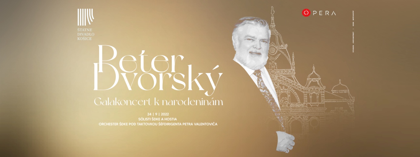 Peter Dvorský – Narodeninový galakoncert ako blahoželanie majstrovi v Štátnom divadle Košice