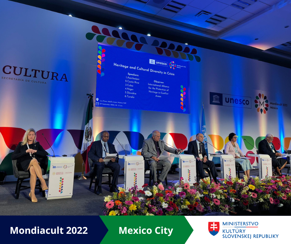 Ministerka kultúry Natália Milanová na prelomovej konferencii UNESCO v Mexiku