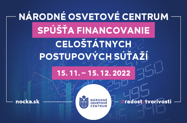 Národné osvetové centrum dostane vyše milióna eur na podporu umeleckých súťaží v regiónoch