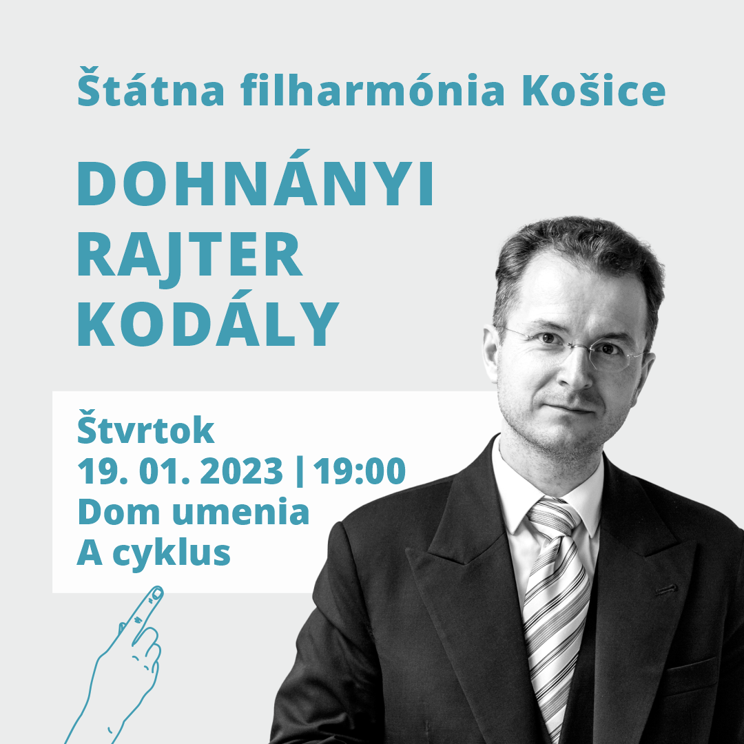 Dohnányi a jeho súčasníci v programe Štátnej filharmónie Košice