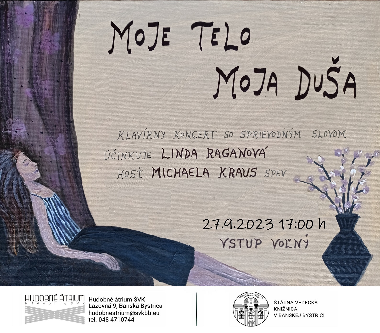 Klavírny koncert v Štátnej vedeckej knižnici v Banskej Bystrici