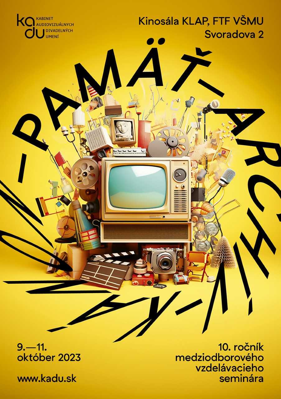 Seminár KADU sa tento rok zameria na tému pamäti a pripomenie aj 60. výročie Slovenského filmového ústavu