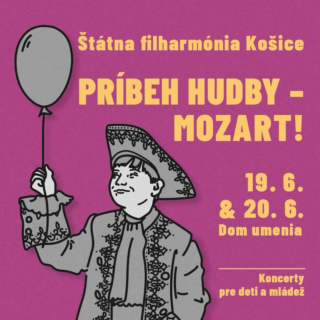 Mozart pozýva deti do košickej filky