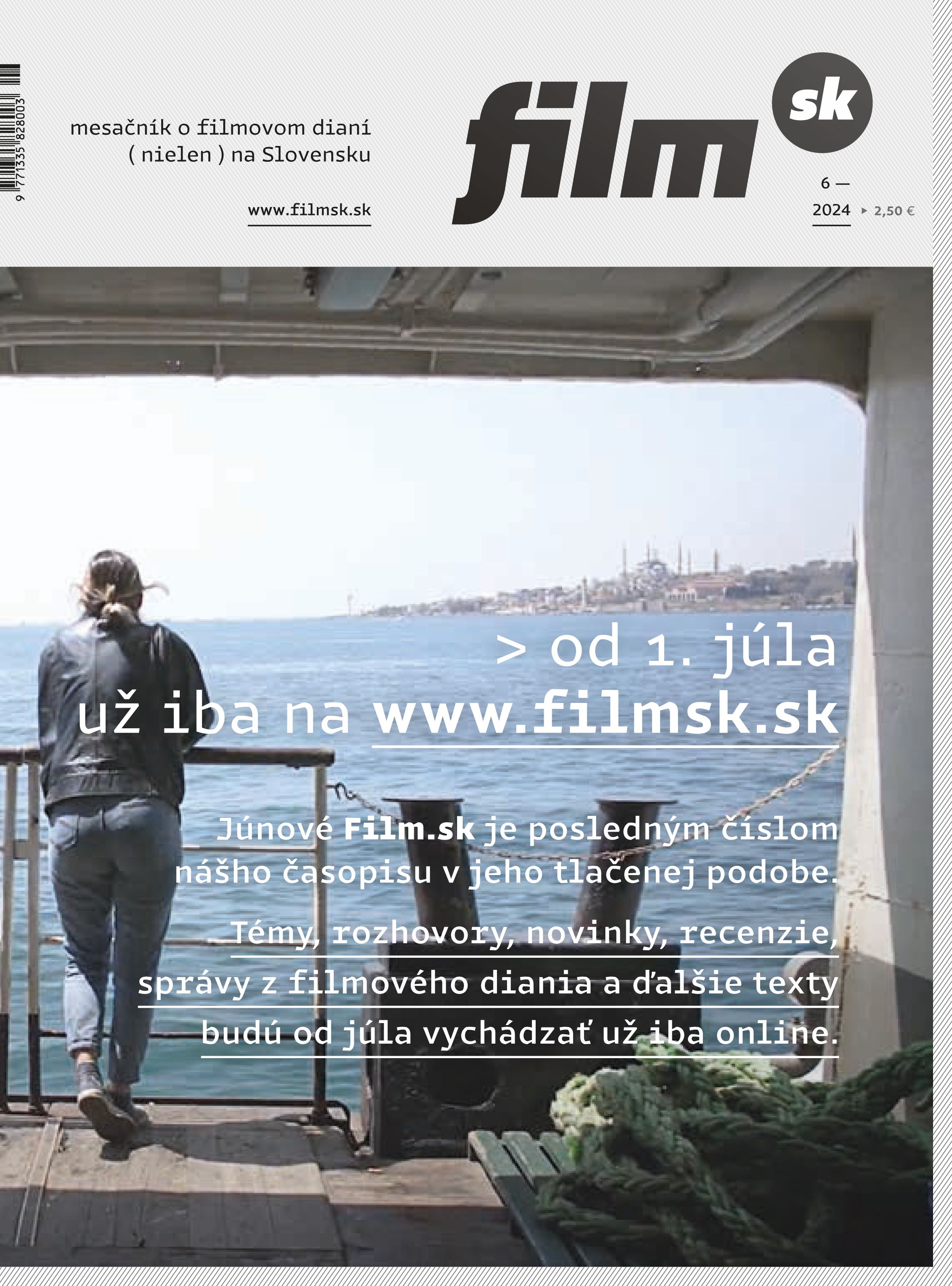 Časopis Film.sk vychádza po prvýkrát online, jeho obsah zostáva nezmenený