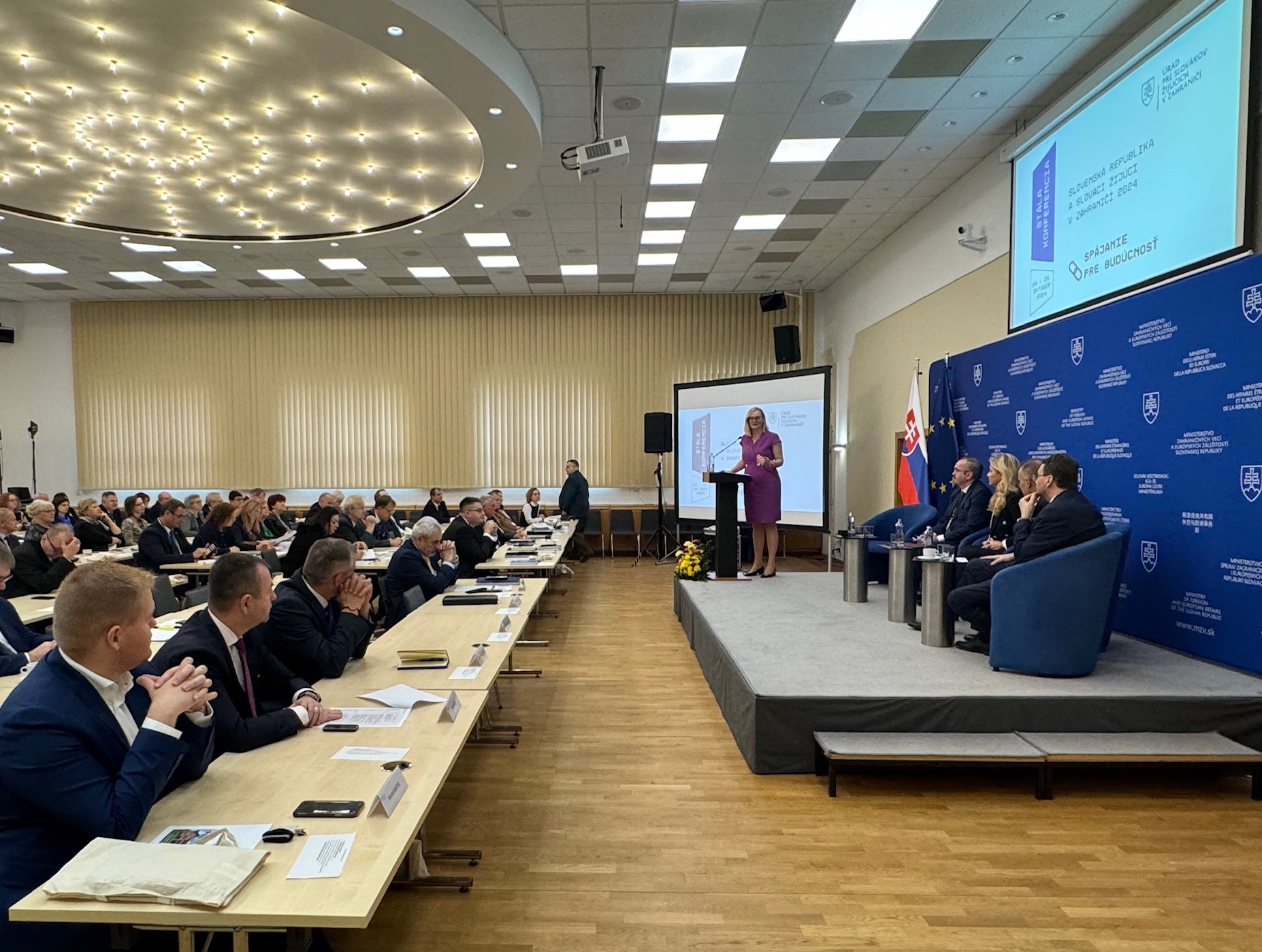 Ministerka kultúry Martina Šimkovičová vystúpila na Stálej konferencii Slovenská republika a Slováci žijúci v zahraničí