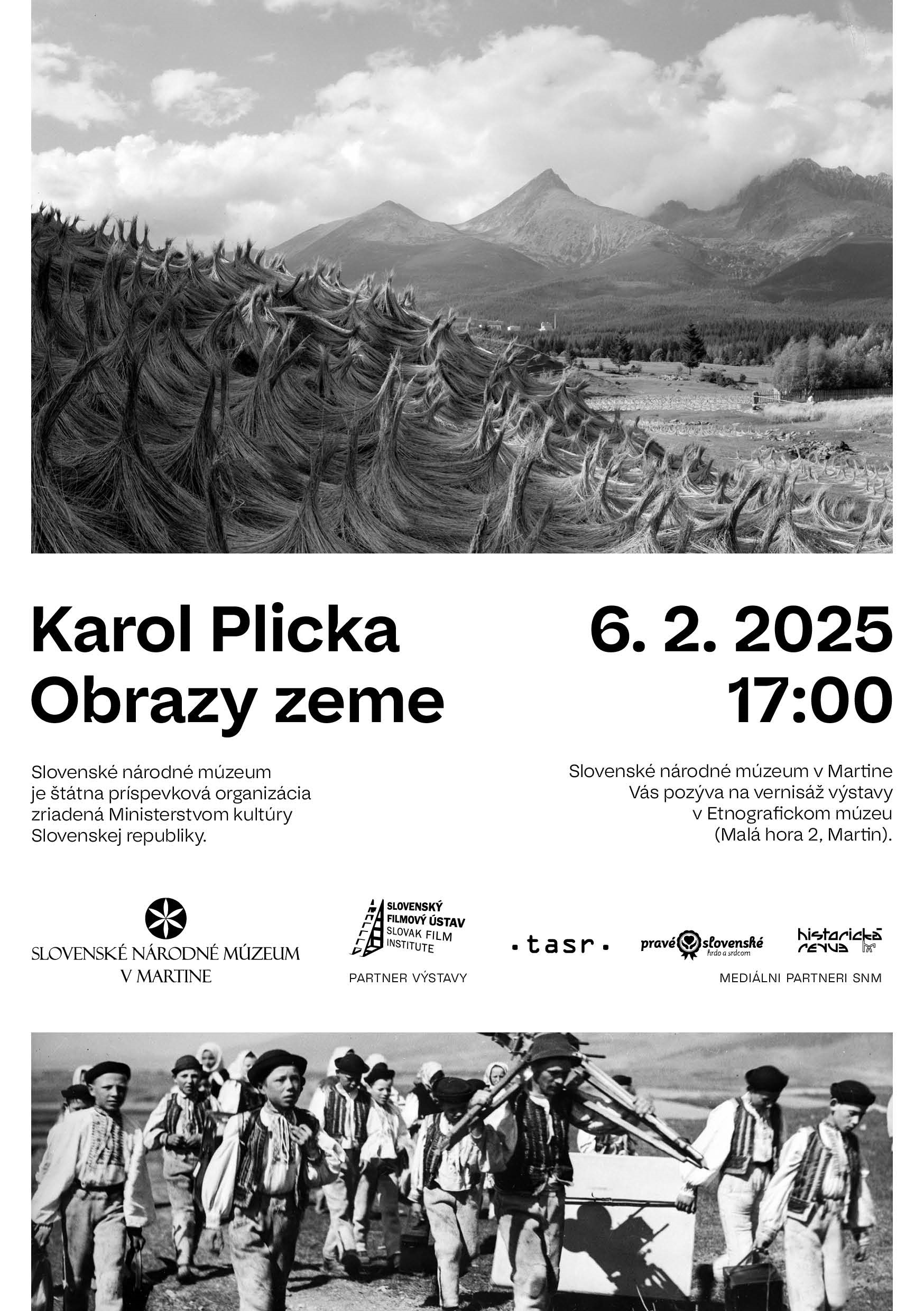SNM v Martine – Karol Plicka: Obrazy zeme
