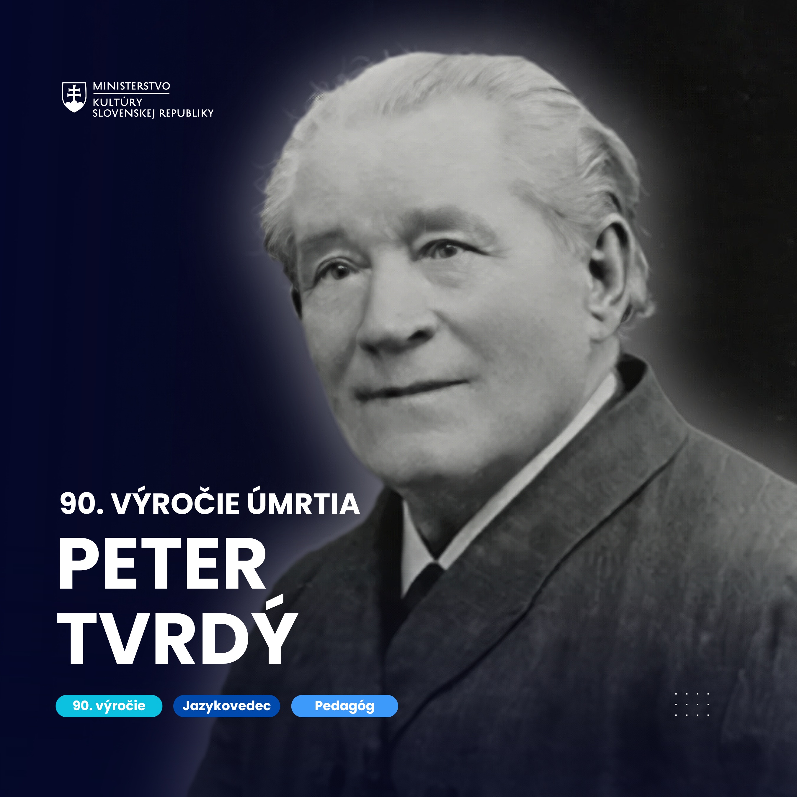 90. výročie úmrtia Petra Tvrdého – významného jazykovedca