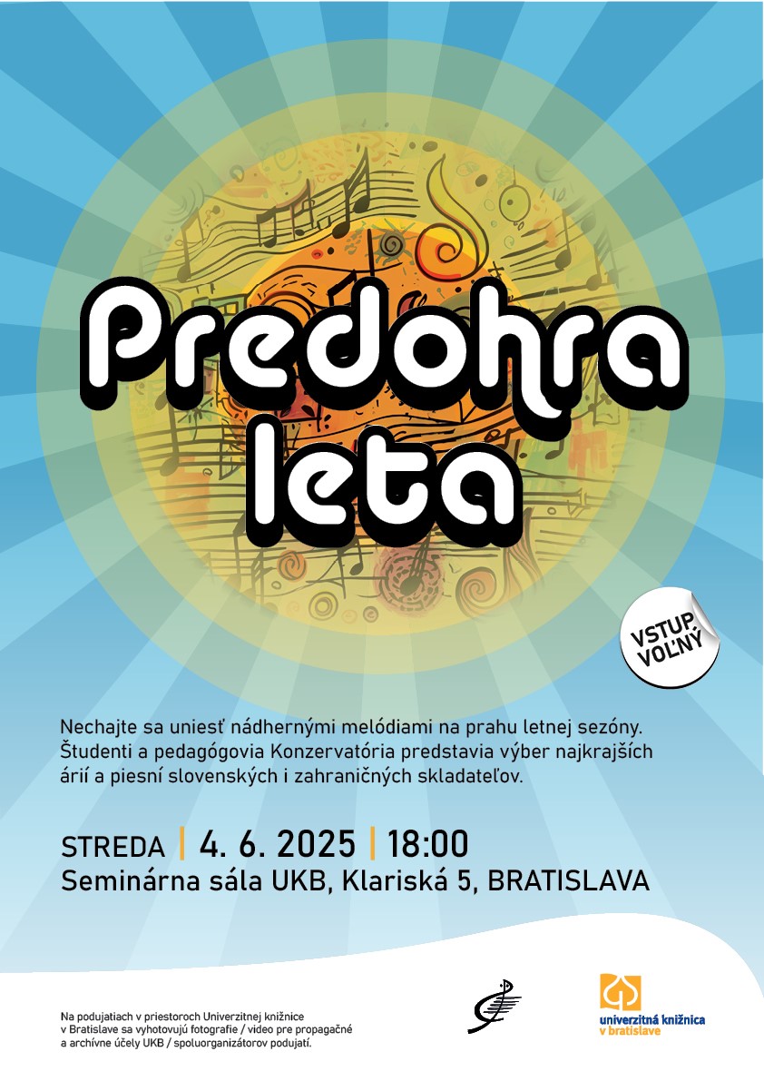 Hudobná „Predohra leta“ v Univerzitnej knižnici v Bratislave