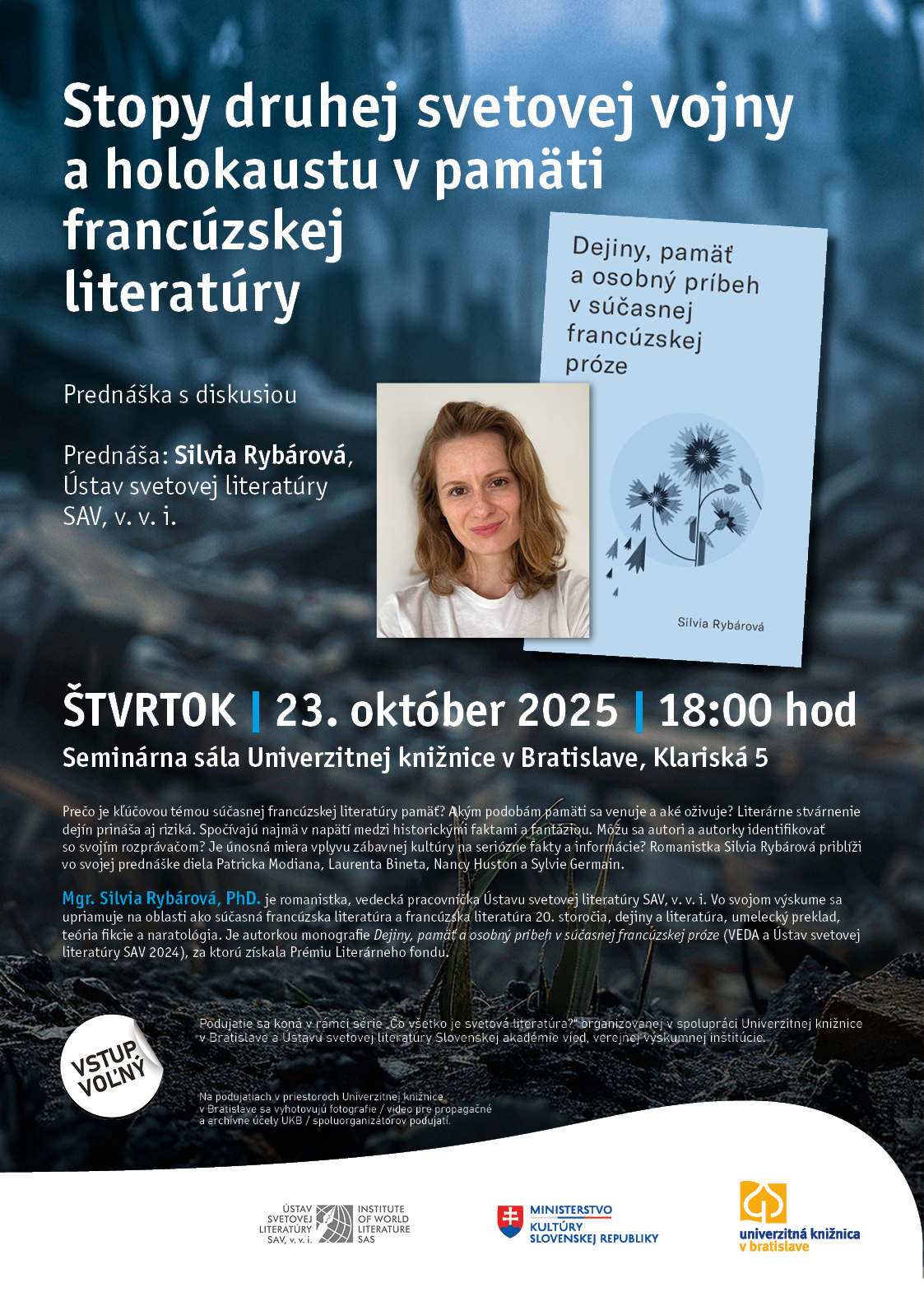 Stopy druhej svetovej vojny a holokaustu v pamäti francúzskej literatúry