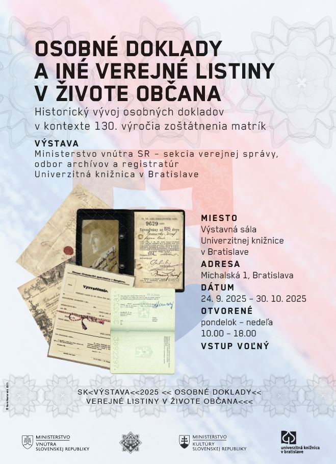 Osobné doklady a iné verejné listiny v živote občana