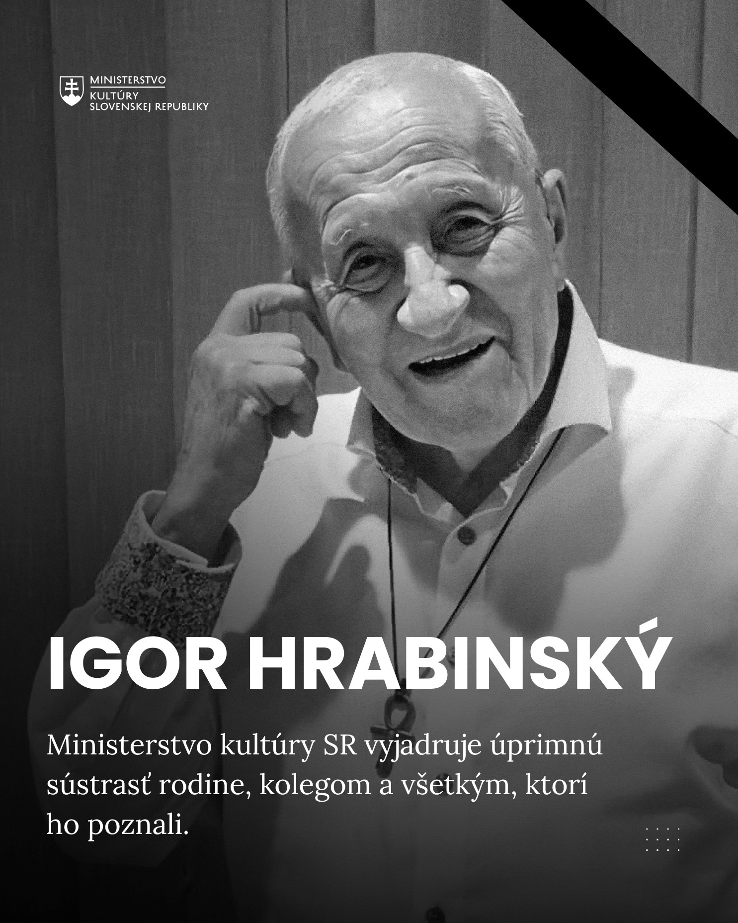 Vo veku 90 rokov nás opustila významná osobnosť kultúrneho života Igor Hrabinský