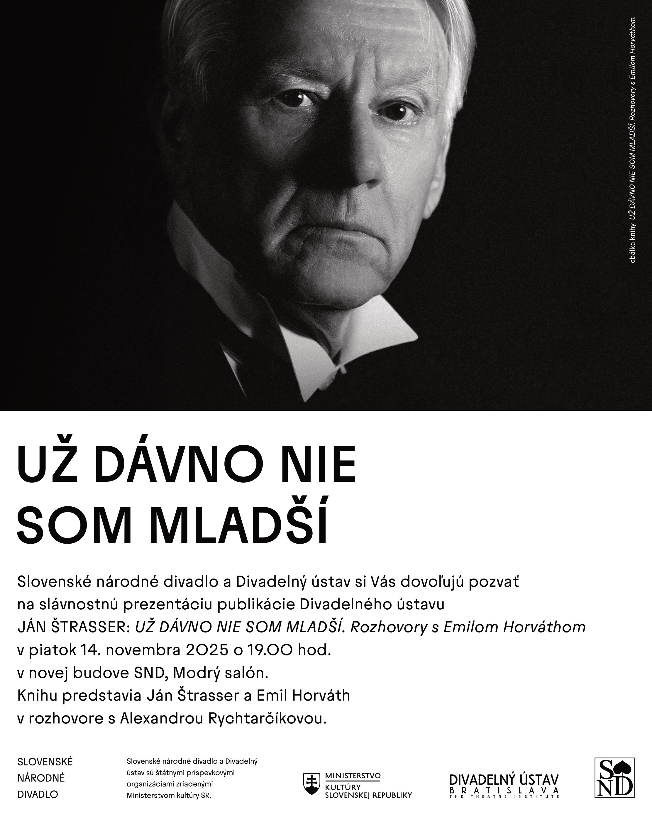 UŽ DÁVNO NIE SOM MLADŠÍ