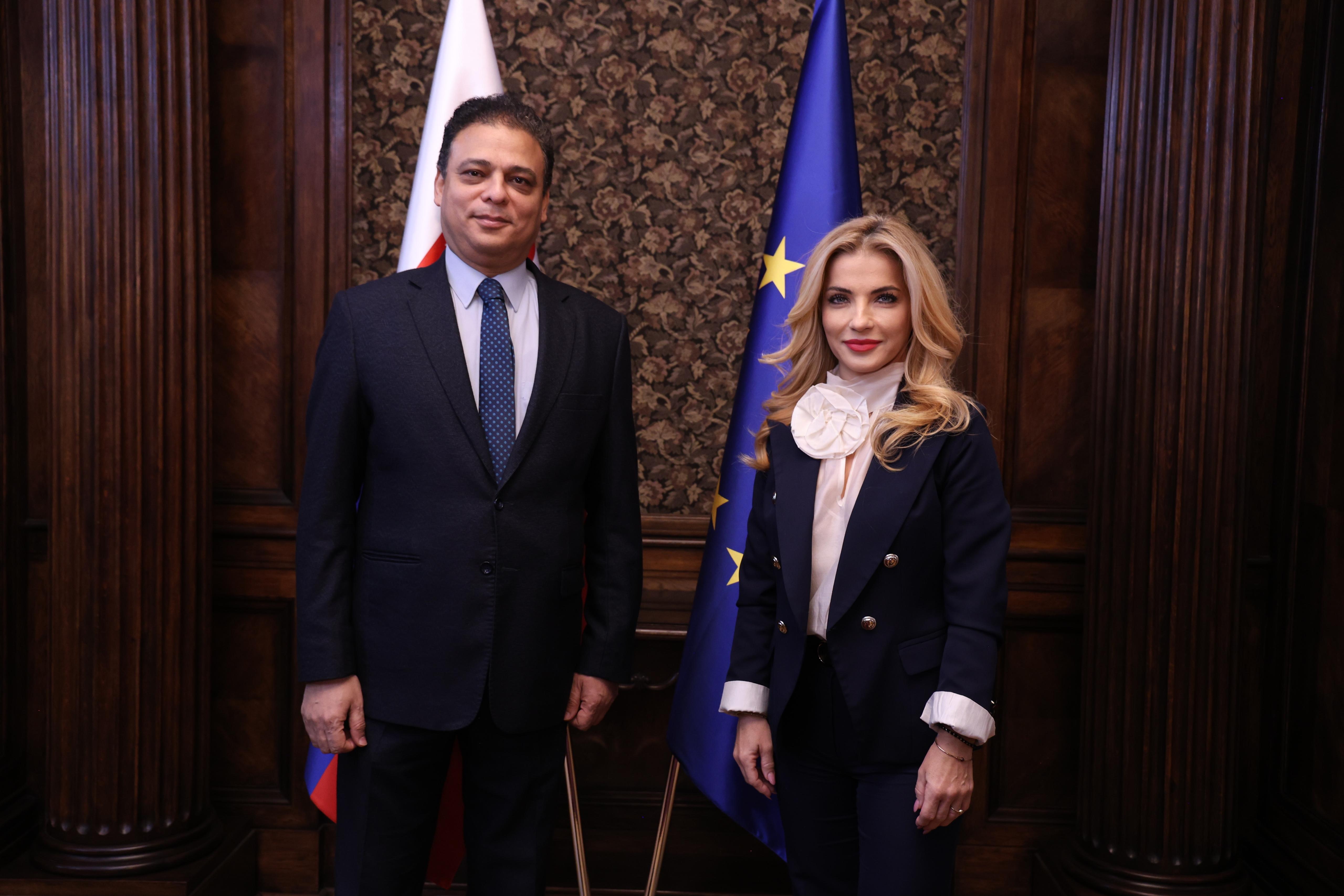 Ministerka kultúry Martina Šimkovičová prijala na pôde MK SR nového veľvyslanca Egyptskej arabskej republiky na Slovensku