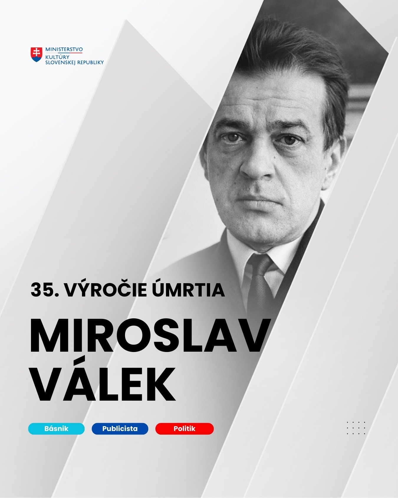 Pripomíname si 35. výročie úmrtia Miroslava Válka
