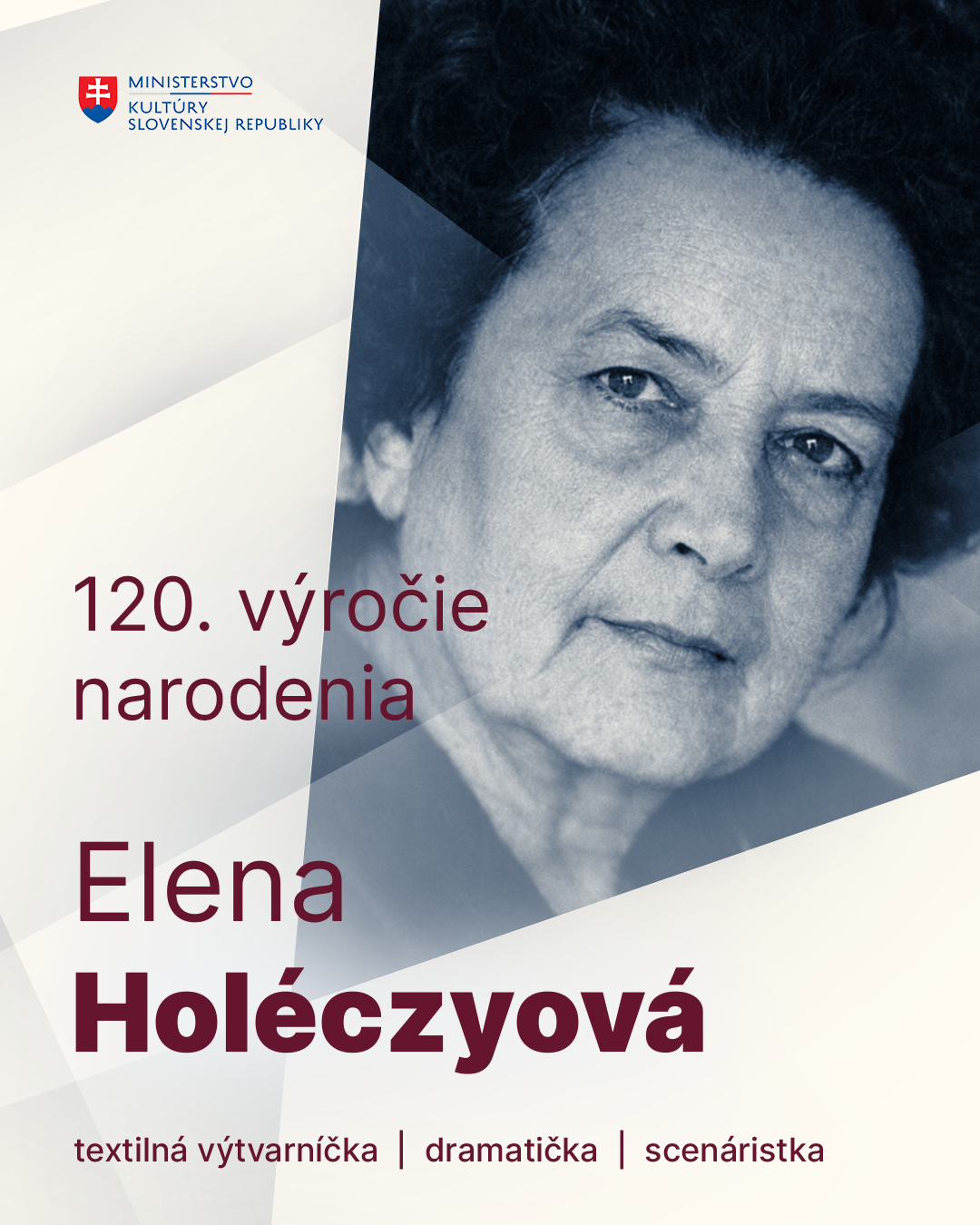 Pripomíname si 120. výročie narodenia Eleny Holéczyovej