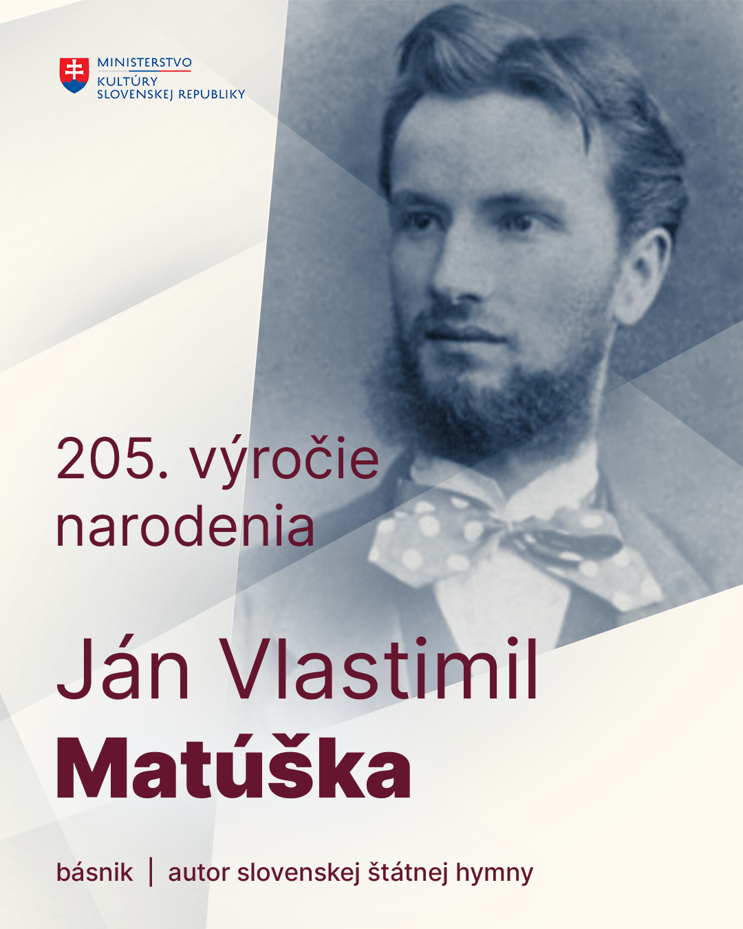 Pripomíname si 205. výročie narodenia Jána Vlastimila Matúšku