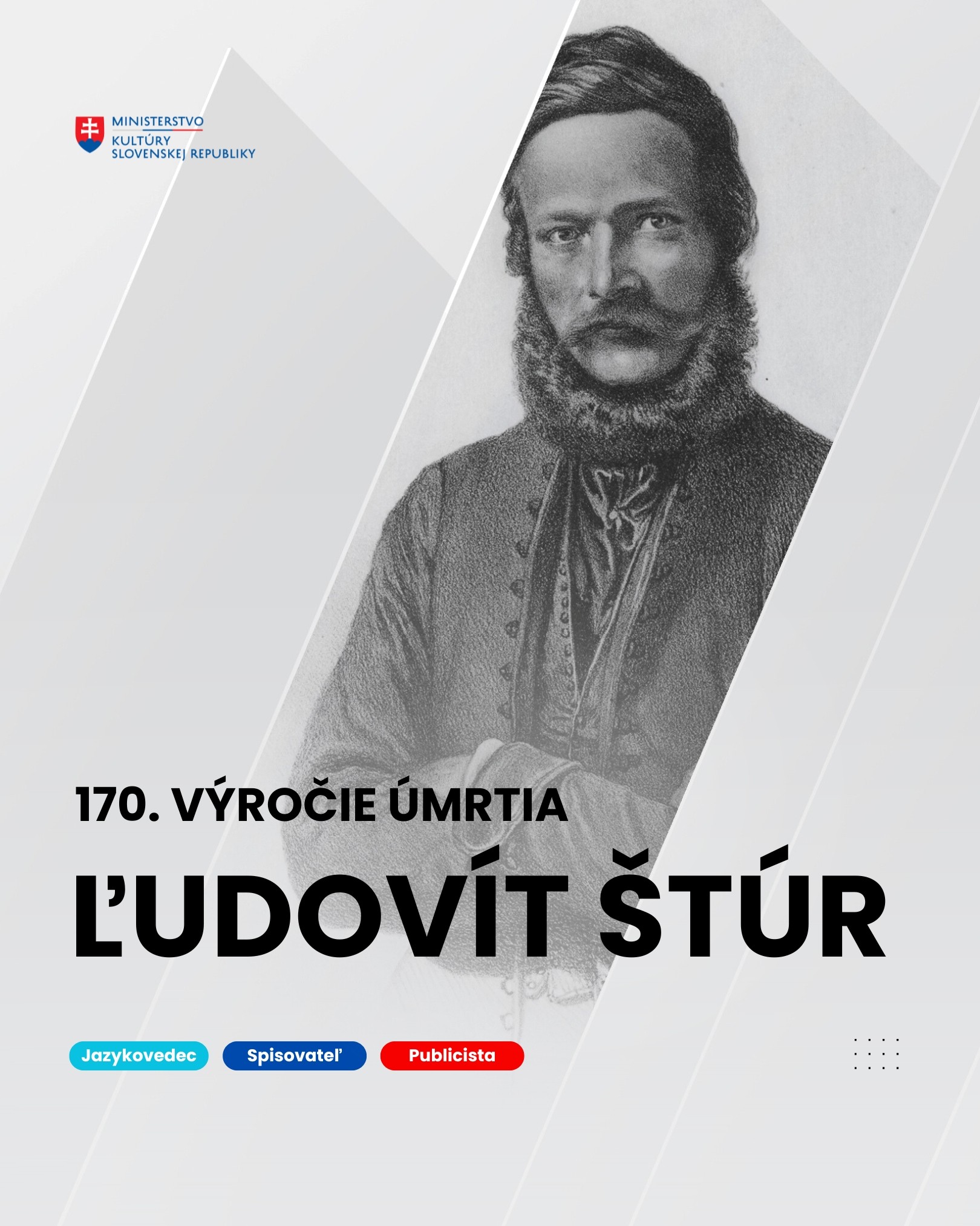 Pripomíname si 170. výročie úmrtia Ľudovíta Štúra
