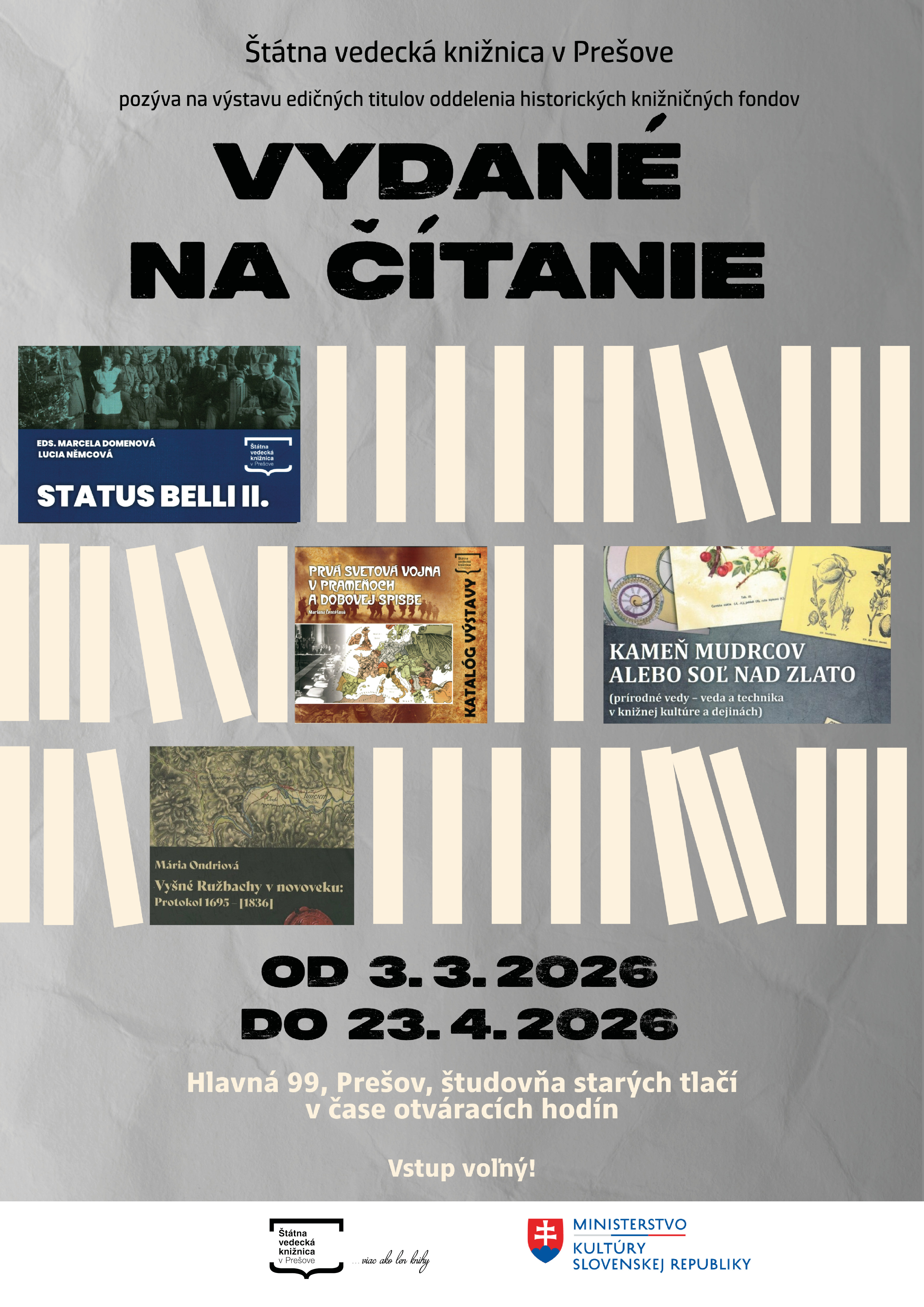 Vydané na čítanie