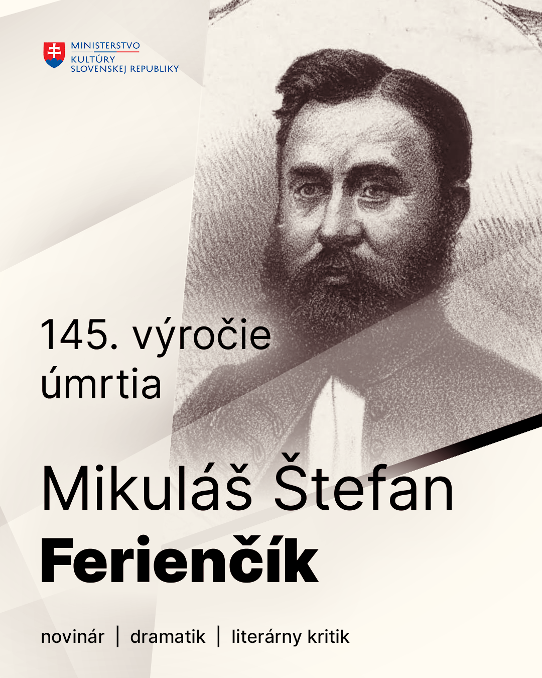Pripomíname si 145. výročie úmrtia Mikuláša Štefana Ferienčíka