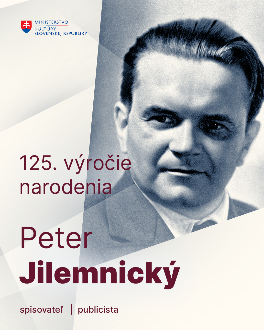 Pripomíname si 125 rokov od narodenia Petra Jilemnického