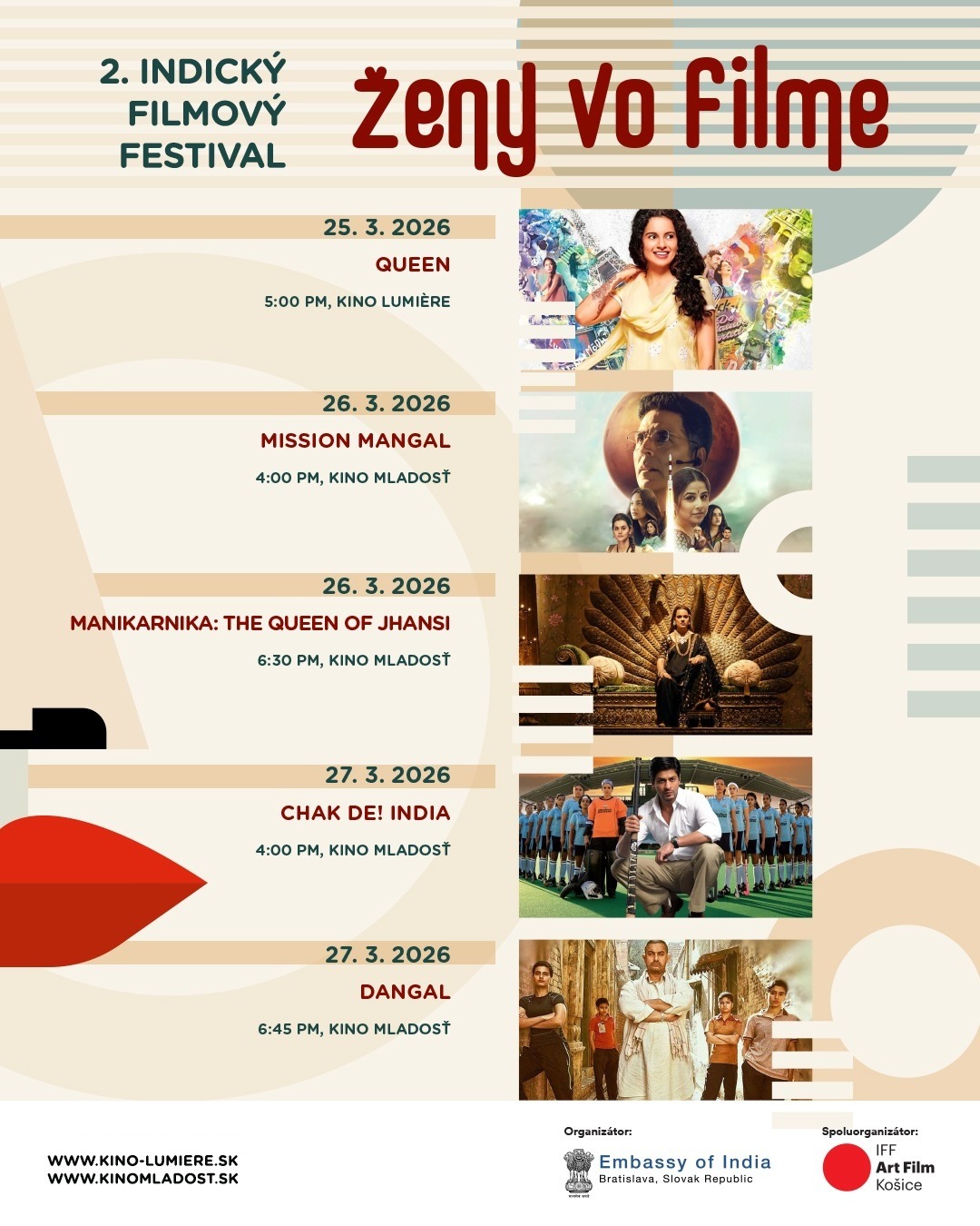 2. Indický filmový festival – Ženy vo filme