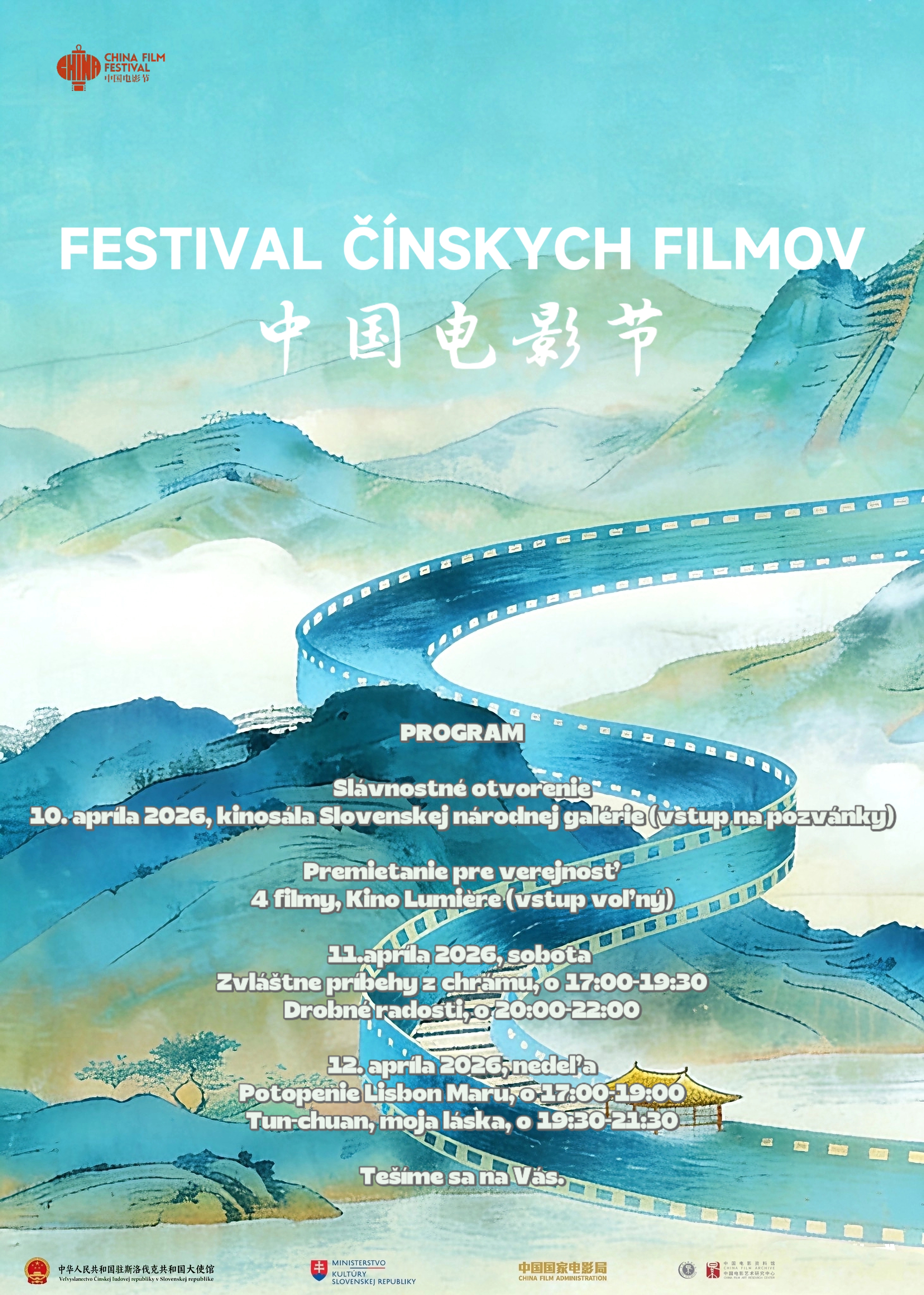 Festival čínskych filmov 2026