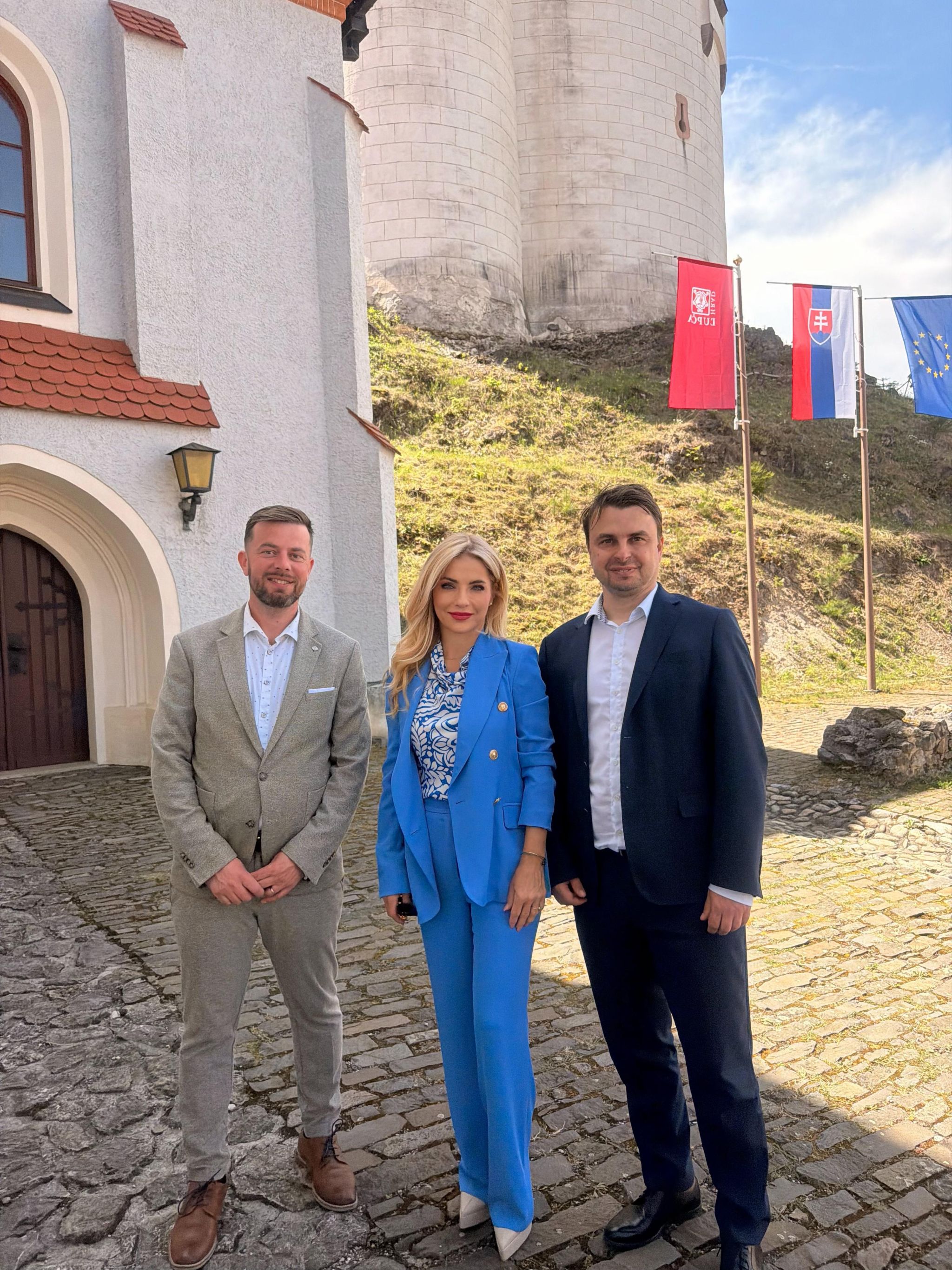 Ministerka kultúry SR Martina Šimkovičová na Hrade Ľupča