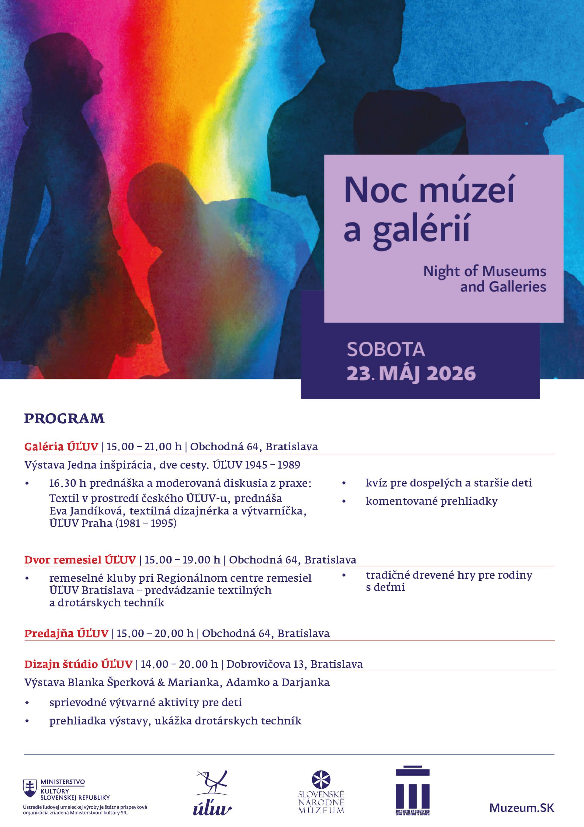  Noc múzeí a galérií v ÚĽUV-e