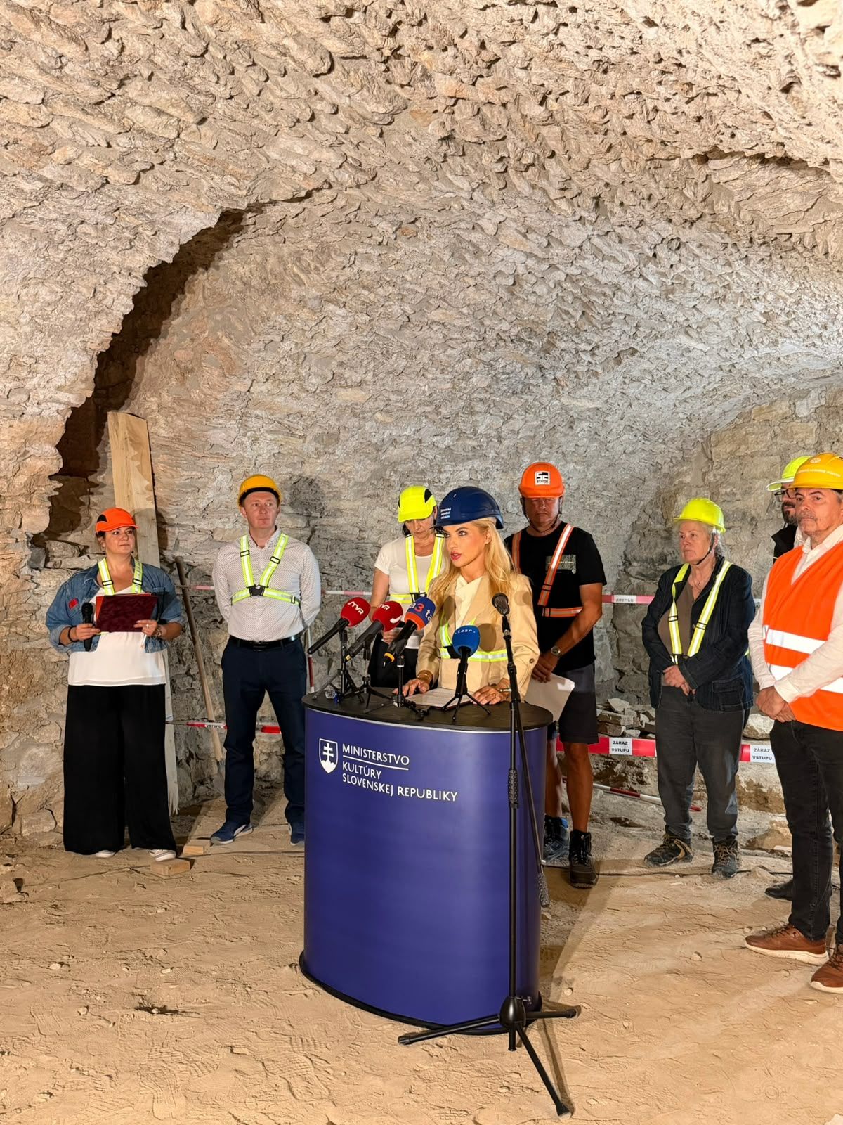 Tlačová konferencia na Spišskom hrade