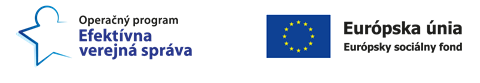 Logo Operačný proram Efektívna verejná správa 