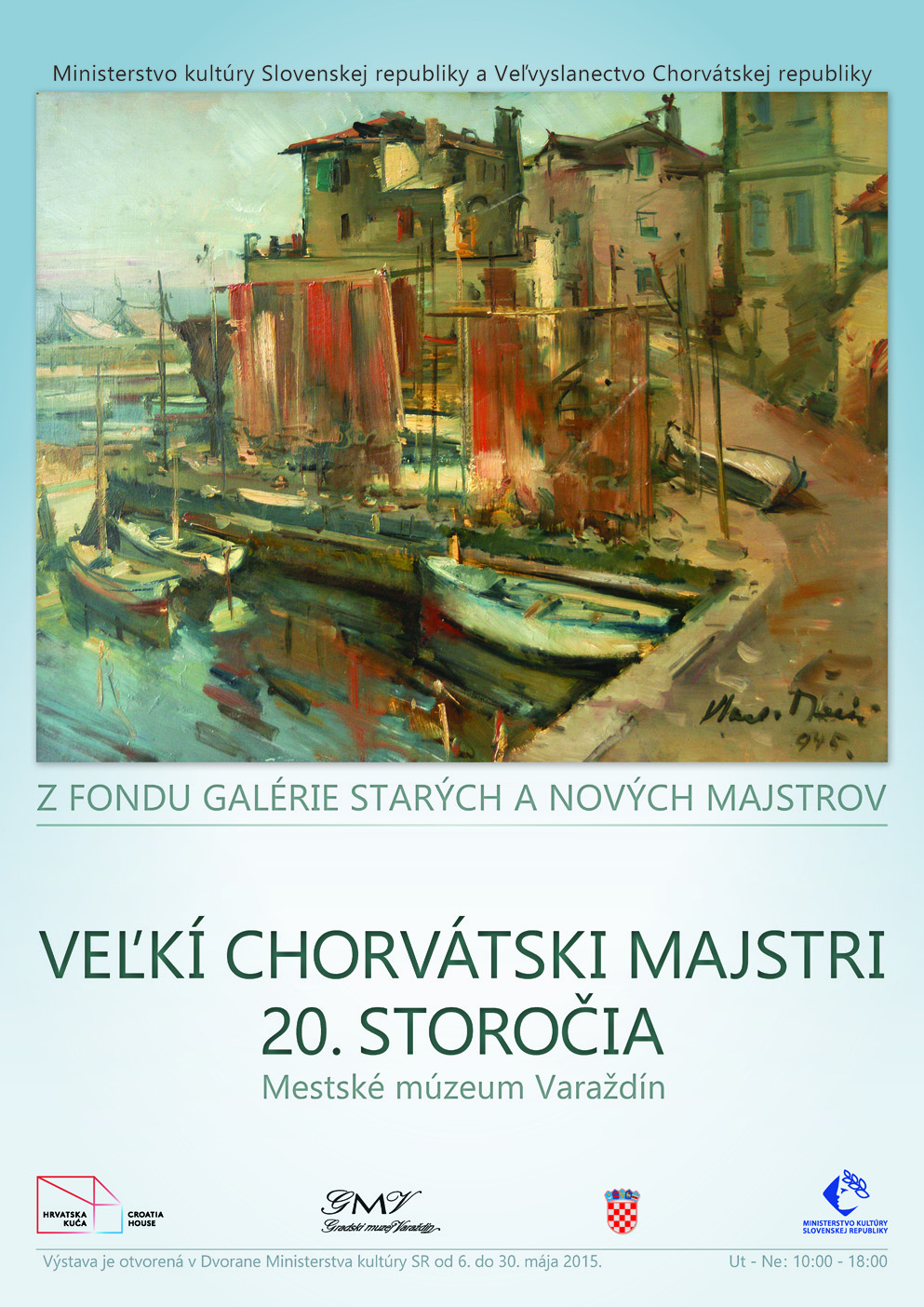 Plagát k výstave Chorvátski majstri 20. storočia