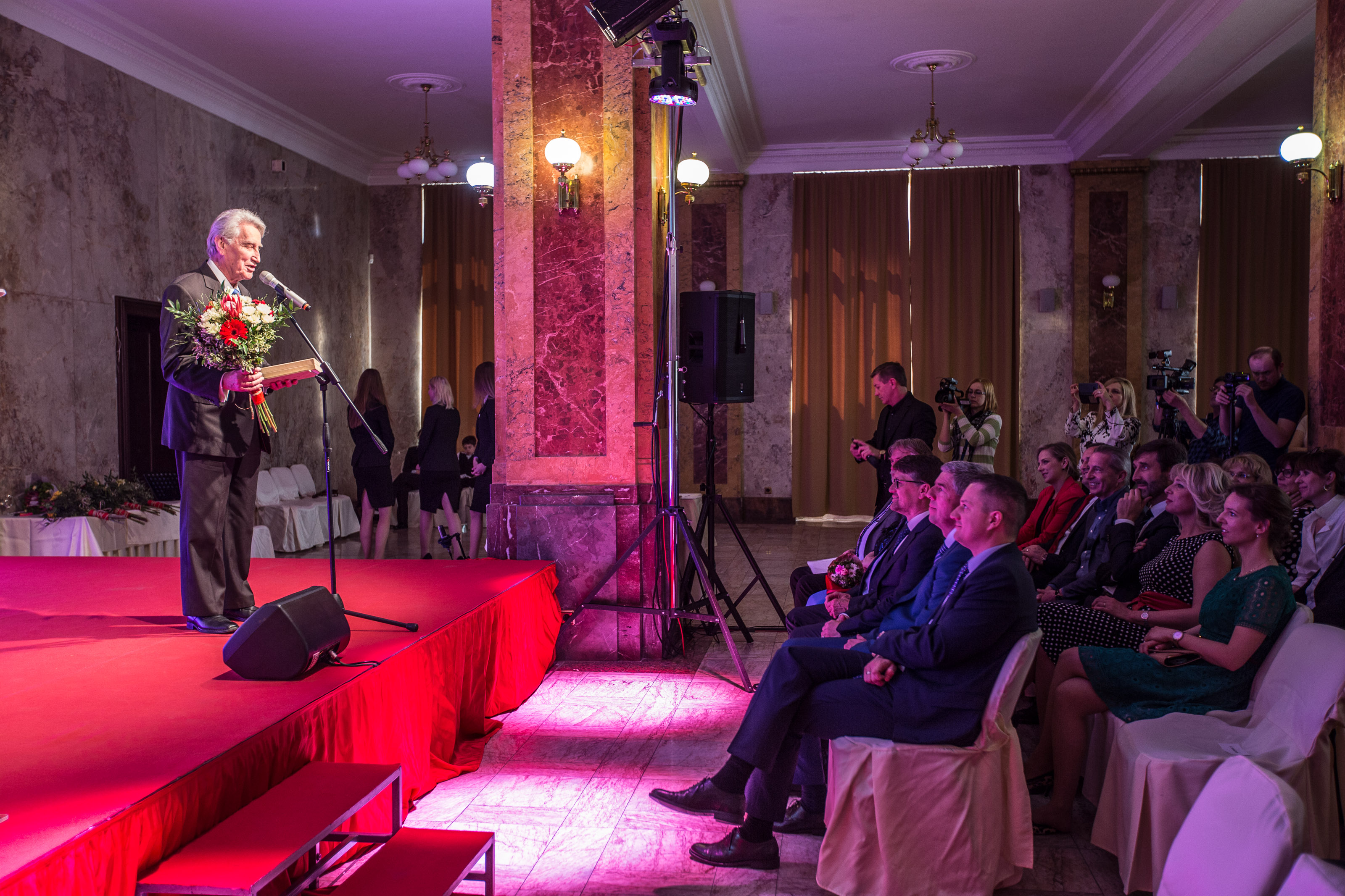 Anton Hykisch počas ďakovnej reči. Foto: MKSR/Katarína Acél - Gáliková