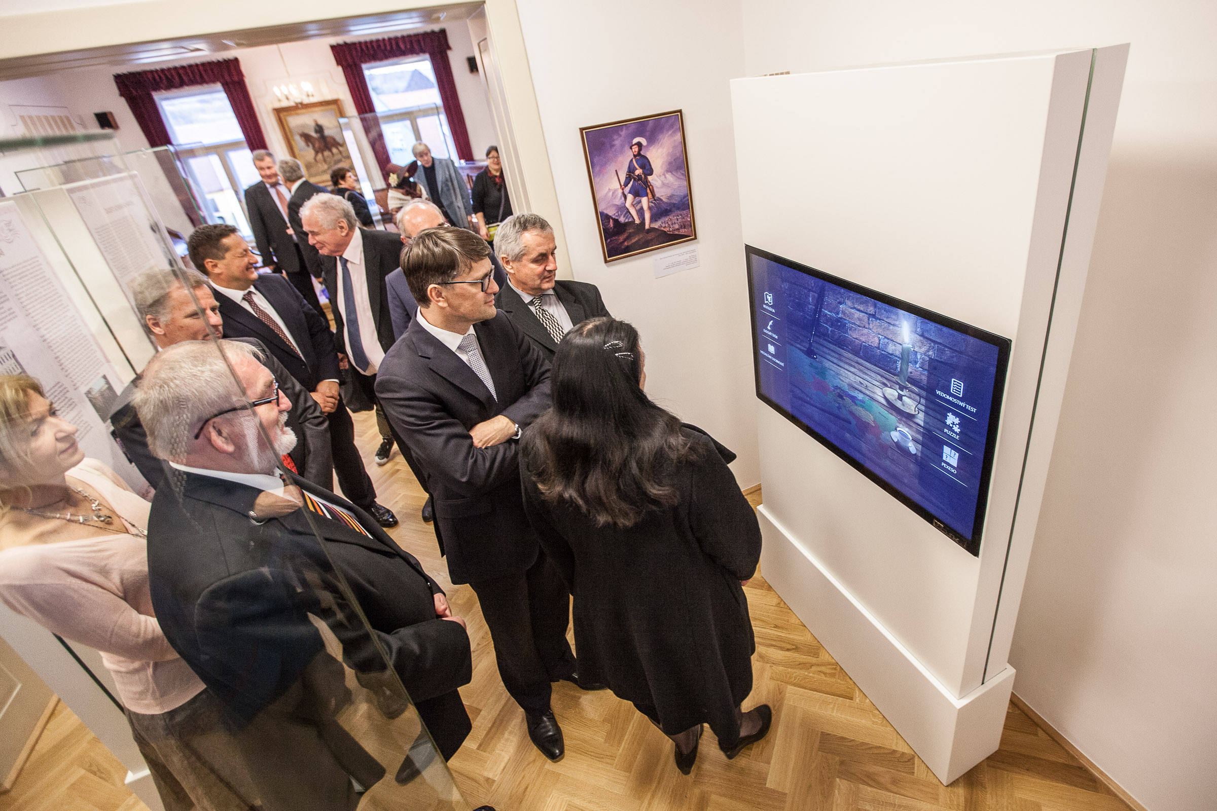 Súčasťou stálej expozície sú aj moderné interaktívne technológie